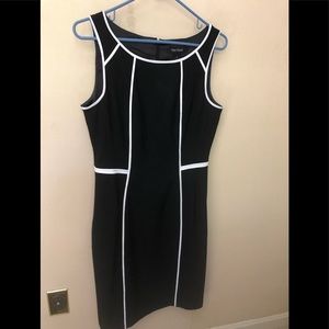 White House Black Market B & W dress